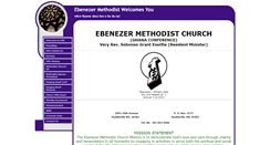 Desktop Screenshot of ebenezermethodist.net